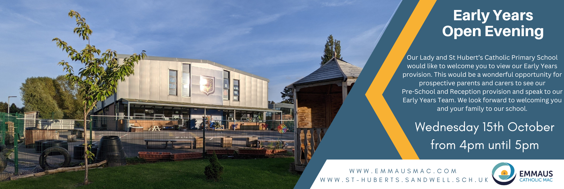 Our Lady and St Hubert's Catholic Primary School Open Evening 2025